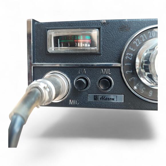 Vintage Alaron B1025 23 Channel CB Mobile Radio Transceiver With Box - Picture 7 of 10